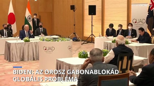 Joe Biden globális problémának nevezte az orosz-ukrán háborút