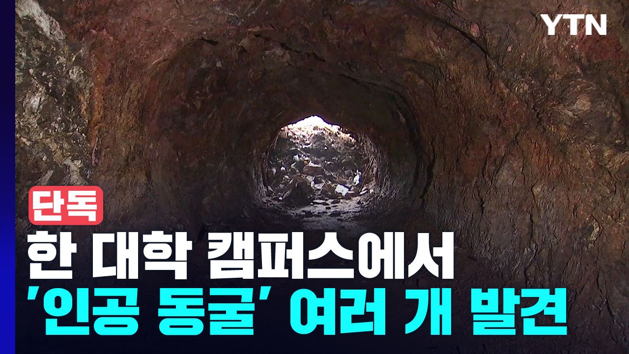 [단독] 대학교서 발견된 수상한 동굴들..."일제강점기 무기고 추정" / YTN