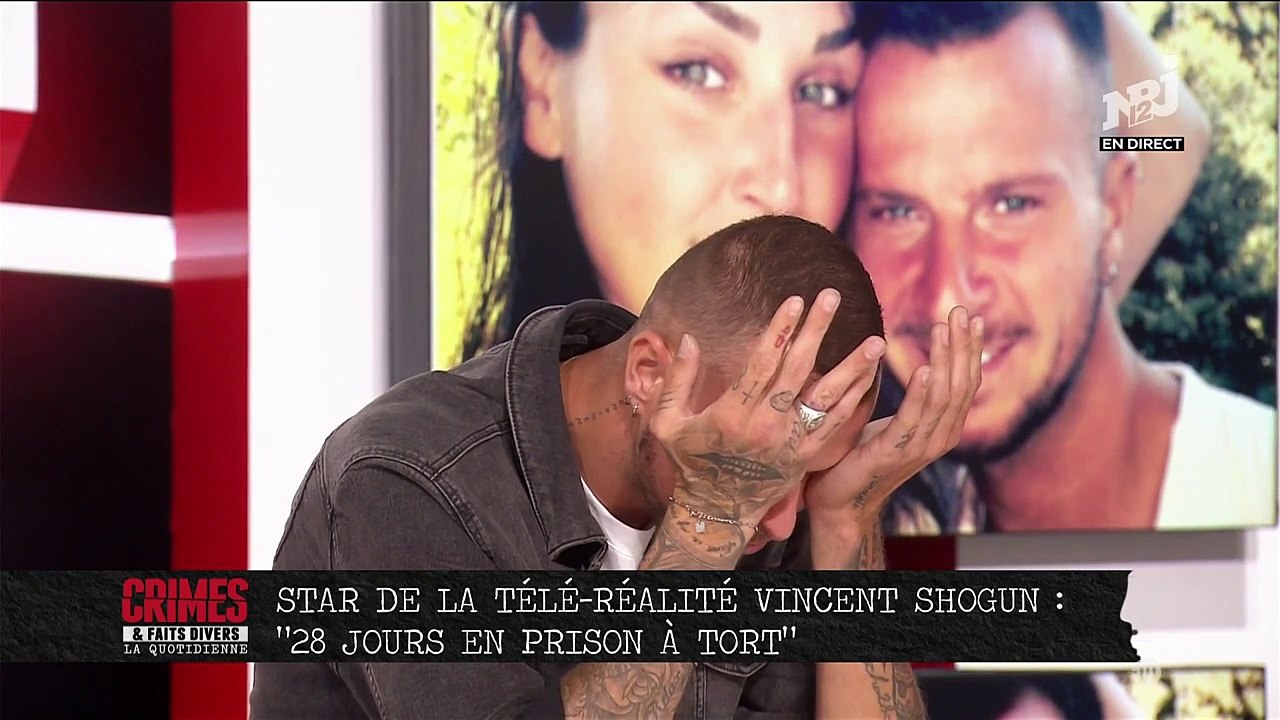 Vincent Shogun fond en larmes dans "Crimes" pour parler de son passage en prison il y a quelques années - NRJ12