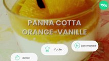 Panna cotta orange-vanille