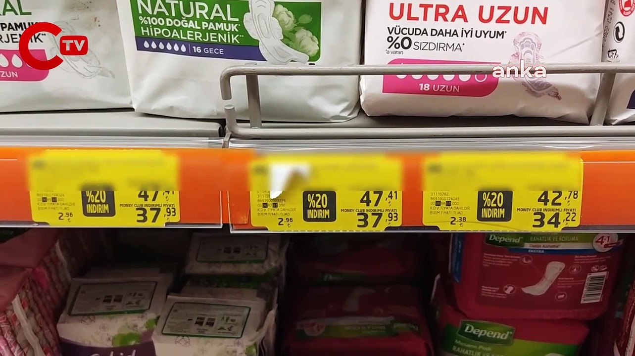 Hijyenik pedlere yüzde 10�luk KDV indirimi sonrası fiyatlar TÜİK�e