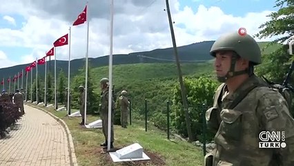 29 yıl önce haince şehit edilen 33 asker törenle anıldı