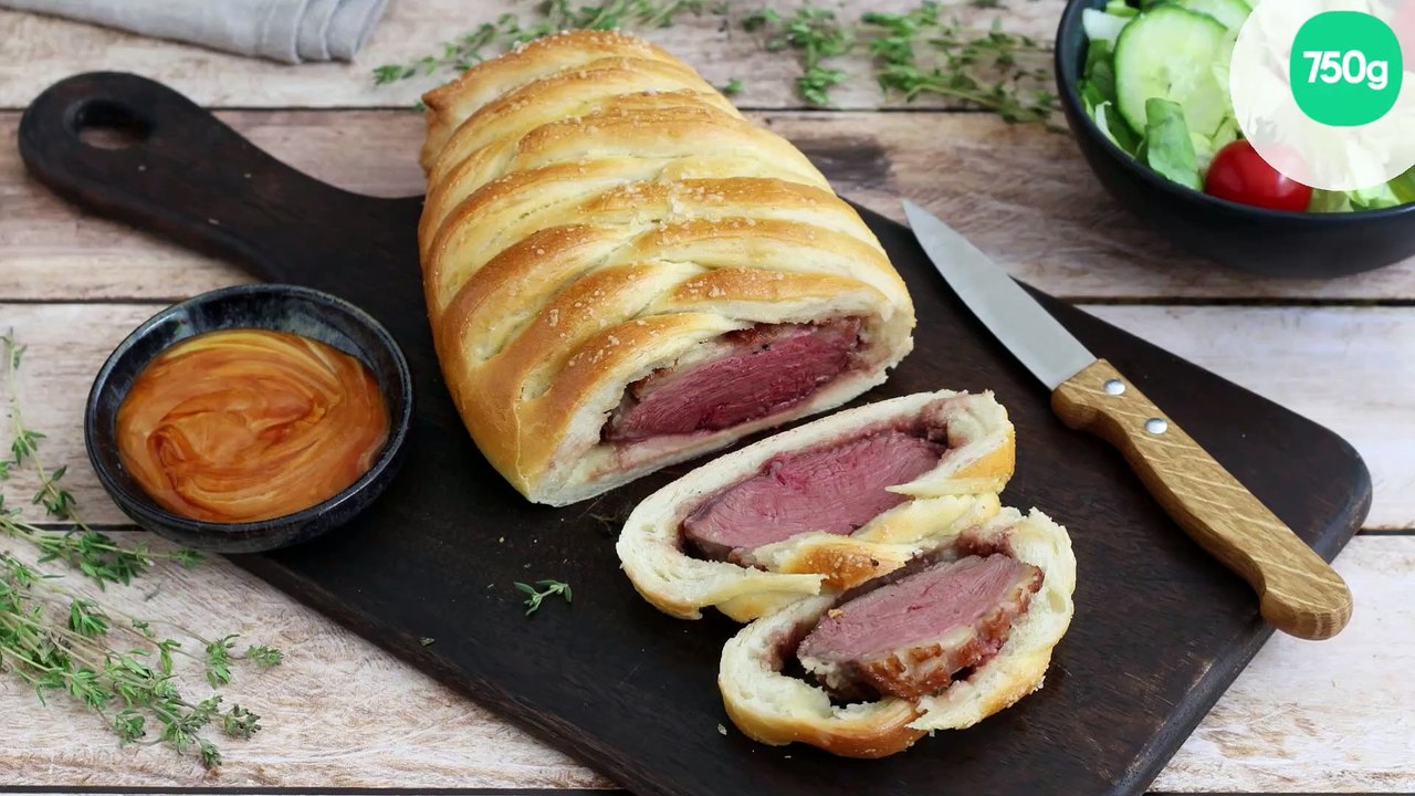 Pain brioché tressé au Magret de Canard