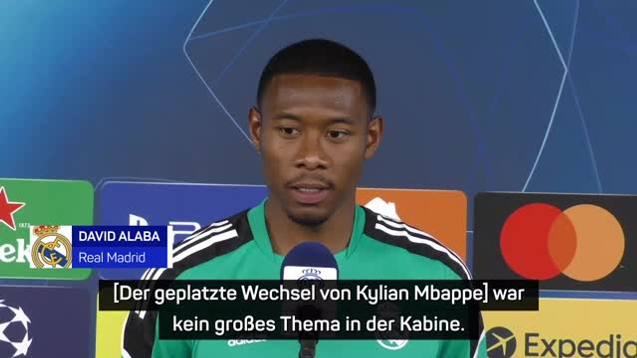 Alaba: Mbappe in Real-Kabine 'kein großes Thema'