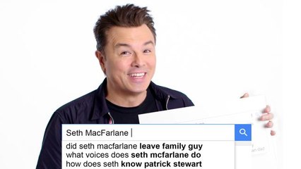 Seth MacFarlane Answers the Web's Most Searched Questions