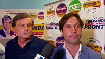 Video herunterladen: Calenda a Palermo per sostenere Ferrandelli: 