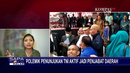 Descargar video: Penunjukan Anggota TNI Aktif Jadi Kepala Daerah Tuai Pro Kontra