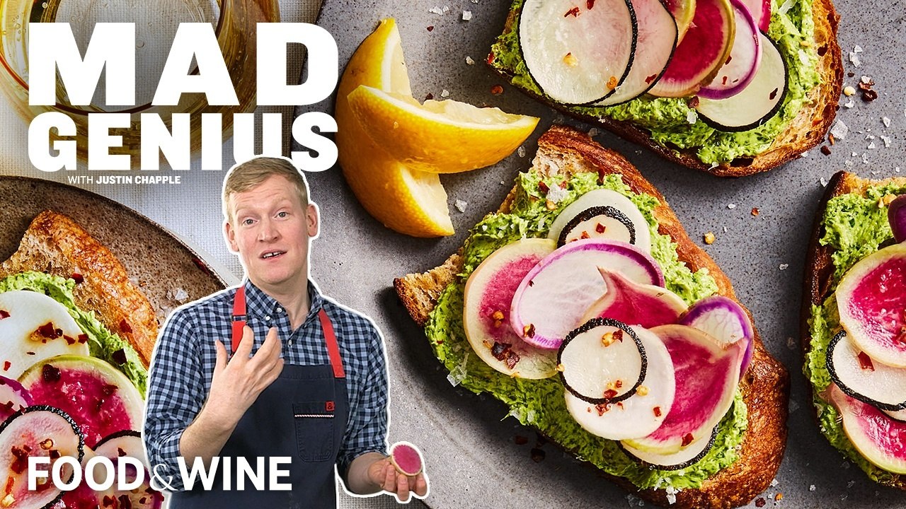 Radish Tartines with Green Butter Make a Perfect Appetizer