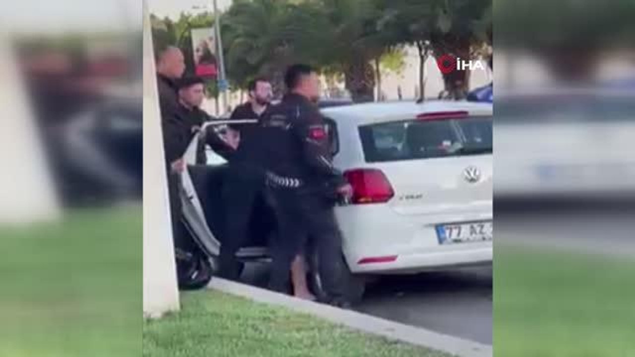 Maltepe'de İBB zabıtasıyla vatandaş arasındaki tartışma kamerada