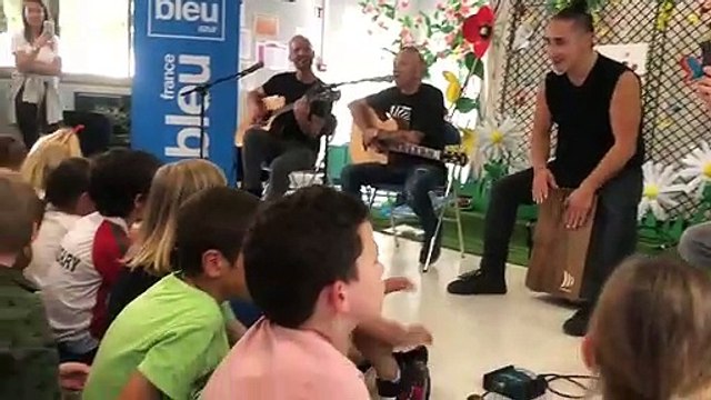 Tryo à Vence - un live pour les élèves de l'école élémentaire