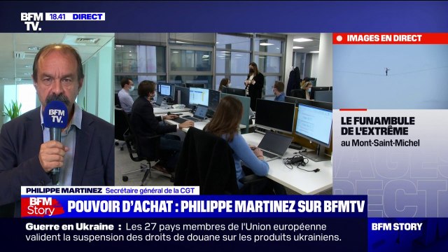 Philippe Martinez: Les primes, ça met du beurre dans les épinards mais ça ne suffit pas pour vivre dignement