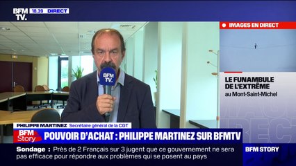 Pouvoir d'achat: Philippe Martinez, secrétaire général de la CGT, veut un SMIC à 2000 euros bruts