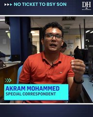 No ticket for BSY's son: What it means for father-son duo