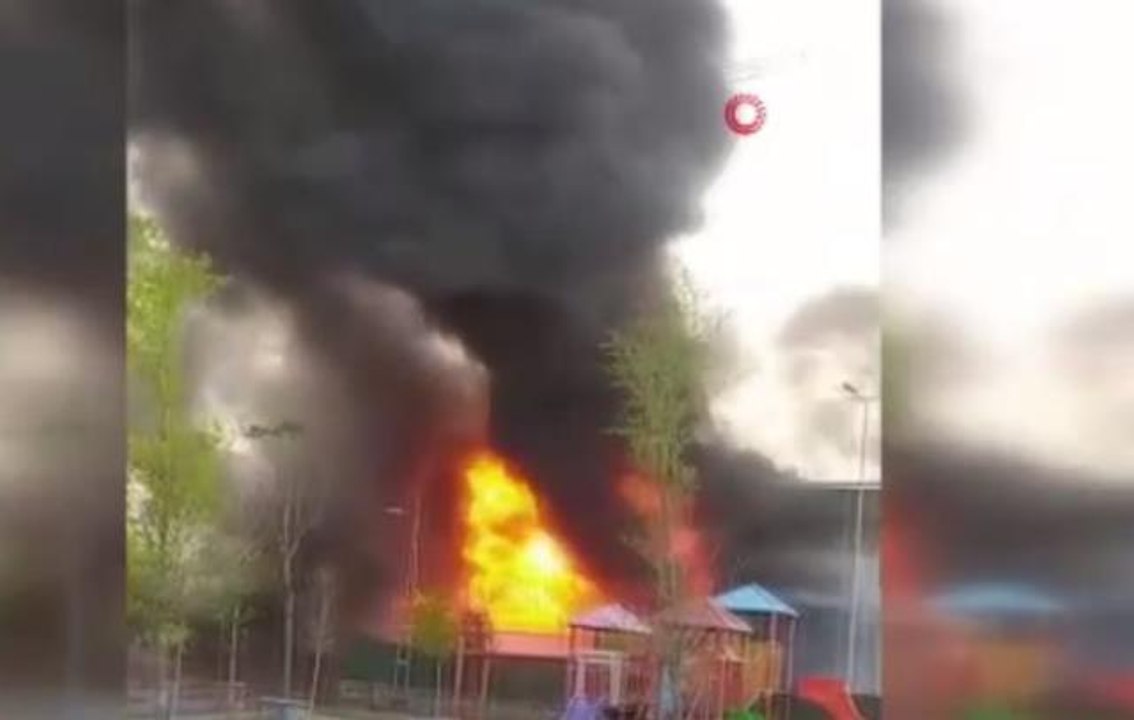 Sultanbeyli�de mobilya fabrikası alevlere teslim oldu Dailymotion Video