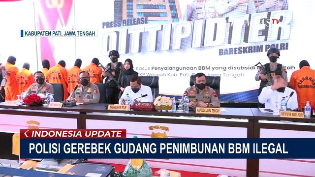 Gerebek 3 Gudang BBM Ilegal di Kabupaten Pati, Puluhan Ton Solar dan Truk Tangki Disita Polisi!