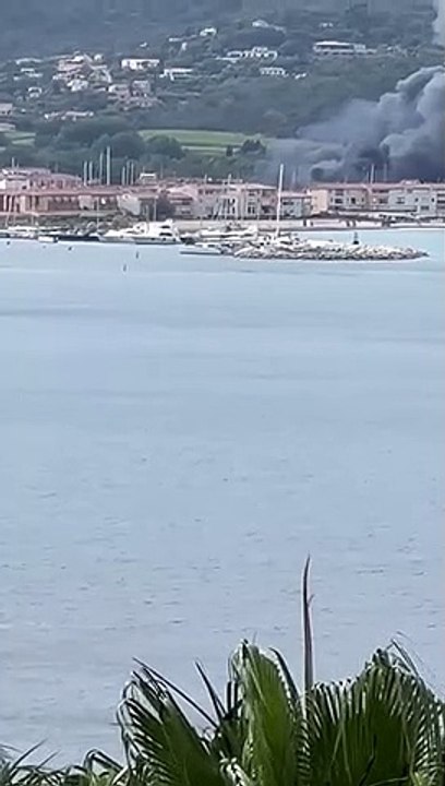 Un incendie se déclare au camping Les Prairies de la mer à Grimaud