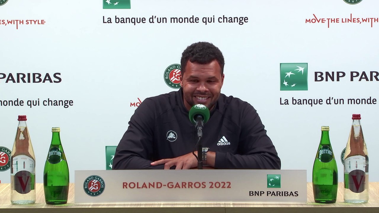 Roland-Garros 2022 - Jo-Wilfried Tsonga : "Je ne pouvais pas demander mieux ! C'est une des plus belles ambiances que j'ai vécue dans ma carrière qui arrive sur mon dernier match"