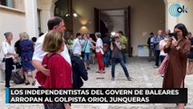 Los independentistas del Govern de Baleares arropan al golpista Oriol Junqueras