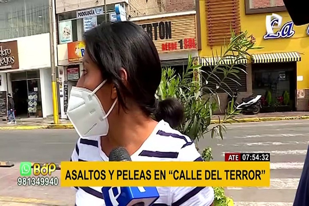 Avenida como ring de box: denuncian que a diario se desatan peleas y asaltos en Ate Vitarte