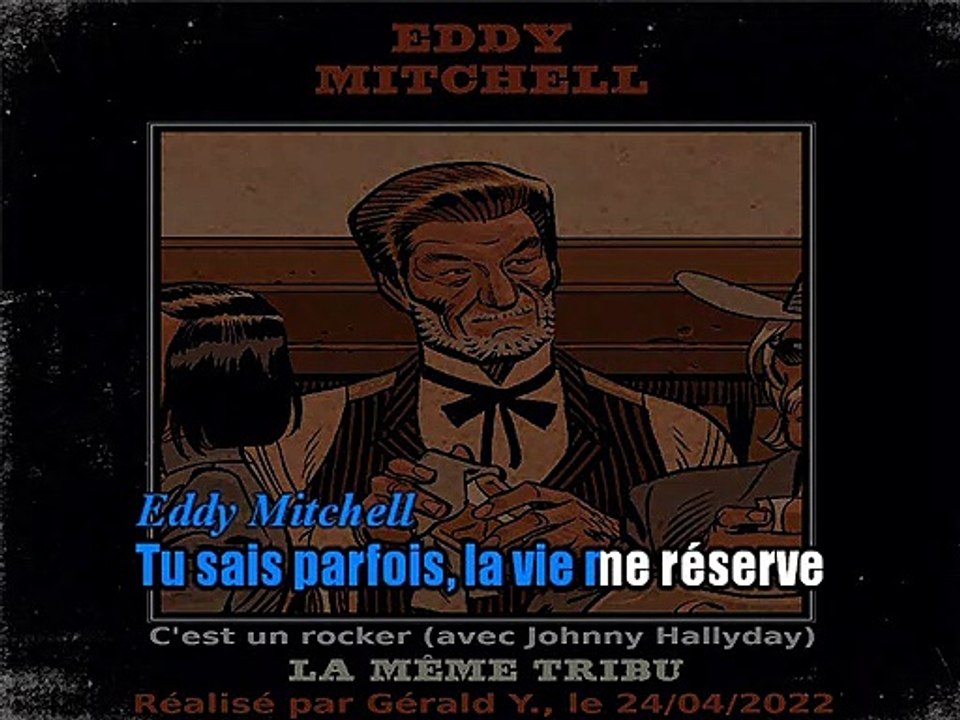 Johnny Hallyday & Eddy Mitchell_C'est un rocker (Voix Johnny)(2017)karaoké