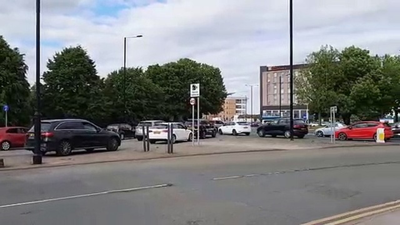 Traffic in Doncaster city centre as The Killers...