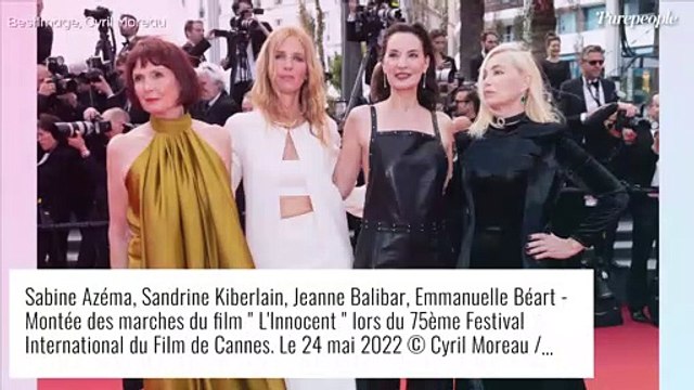 Emmanuelle Béart gothique, Léa Seydoux en robe fendue, une star en soutien-gorge... le noir tendance à Cannes