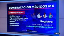 López Obrador anuncia contratación de médicos especialistas
