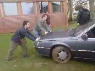 la R25 de juju en mode tout terrain