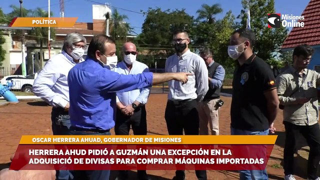 Herrera Ahud pidió a Guzmán una excepción en la adquisición de divisas para comprar máquinas importadas