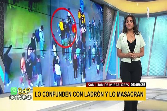 Brutal agresión: joven fue confundido con delincuente y lo agarran a golpes en centro comercial