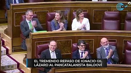 El tremendo repaso de Ignacio Gil Lázaro al pancatalanista Baldoví