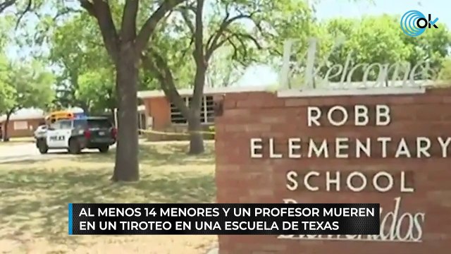 Al menos 14 menores y un profesor mueren en un tiroteo en una escuela de Texas