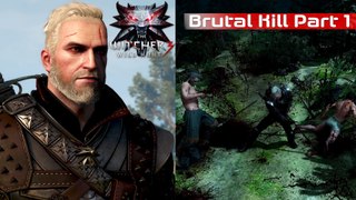 The Witcher 3 - Brutal Kills Combat Gameplay (Compilation Part 1)