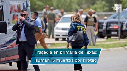 Tiroteo en primaria de Texas deja 14 estudiantes y un profesor fallecido