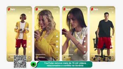 YouTube remove mais de 70 mil vídeos relacionados ao conflito na Ucrânia