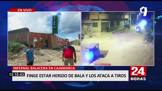 Cajamarca: Dos sujetos desatan balacera luego de que no los dejaran ingresar a discoteca