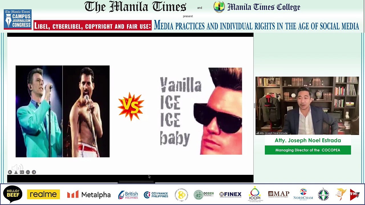 Libel, Cyberlibel, Copyright and Fair use: Media practices and individual rights in the age of social media