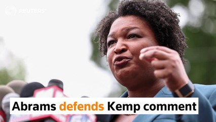 Stacey Abrams defends 'inelegant' comment about Kemp's 'failure'