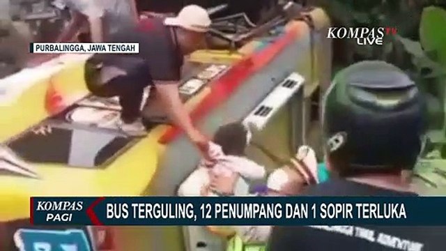 Dramatis! Evakuasi Korban Kecelakaan Mikro Bus yang Hilang Kendali