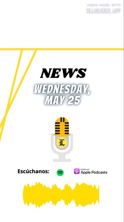 News wednesday, may 25
