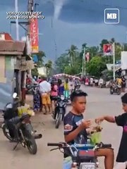 Tornado spotted in Moises Padilla, Negros Occidental