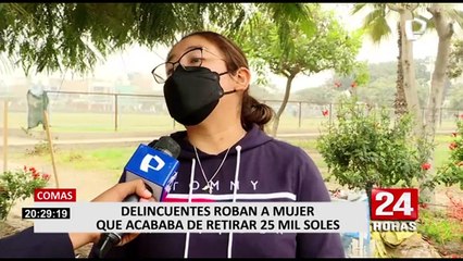 Comas: Le roban más de 24 mil soles a tesorera de empresa