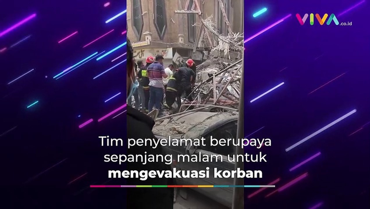 NGERI! Gedung Mendadak Runtuh, Banyak Warga Tewas Terkubur