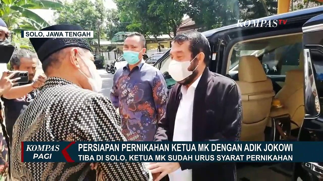 Jendral Andika dan Pratikno Jadi Saksi Pernikahan Ketua MK dan Adik Presiden Jokowi