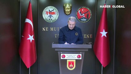 Son Dakika! Milli Savunma Bakanı Akar: 100 terörist etkisiz hale getirildi