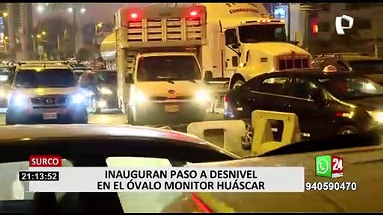 Óvalo Monitor: Vocera de MML pide a conductores que usen vía auxiliar para evitar tráfico