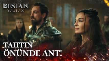 Batuga ve Akkız, Han'ın önünde and içiyor!-  Destan  24. Bölüm