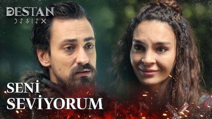 Akkız ve Batuga aşklarını itiraf ediyor!-  Destan  24. Bölüm