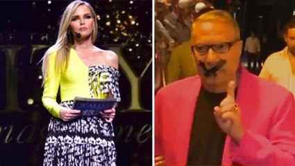 Melike Öcalan'a "Bir sana elimi değdiremedim" diyen Mehmet Ali Erbil, konuşmamak için ağzını bantladı