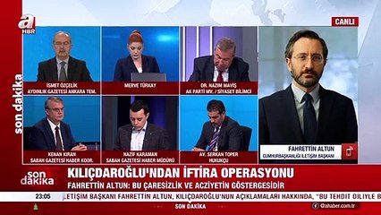 Fahrettin Altun'dan Kılıçdaroğlu'nun iddialarına: Bu tehdit diliyle biz çok kez karşılaştık